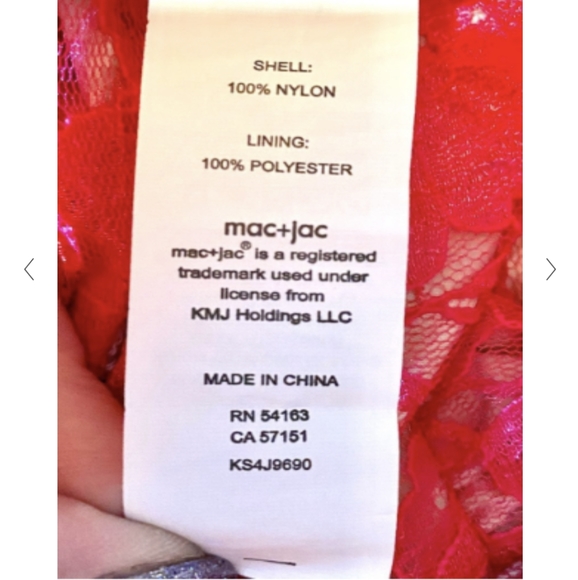 Mac & Jac Pink Lace Mini Dress - Picture 7 of 10